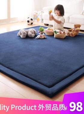 Rug home tatami living room floor carpet mat 纯色榻榻米地垫