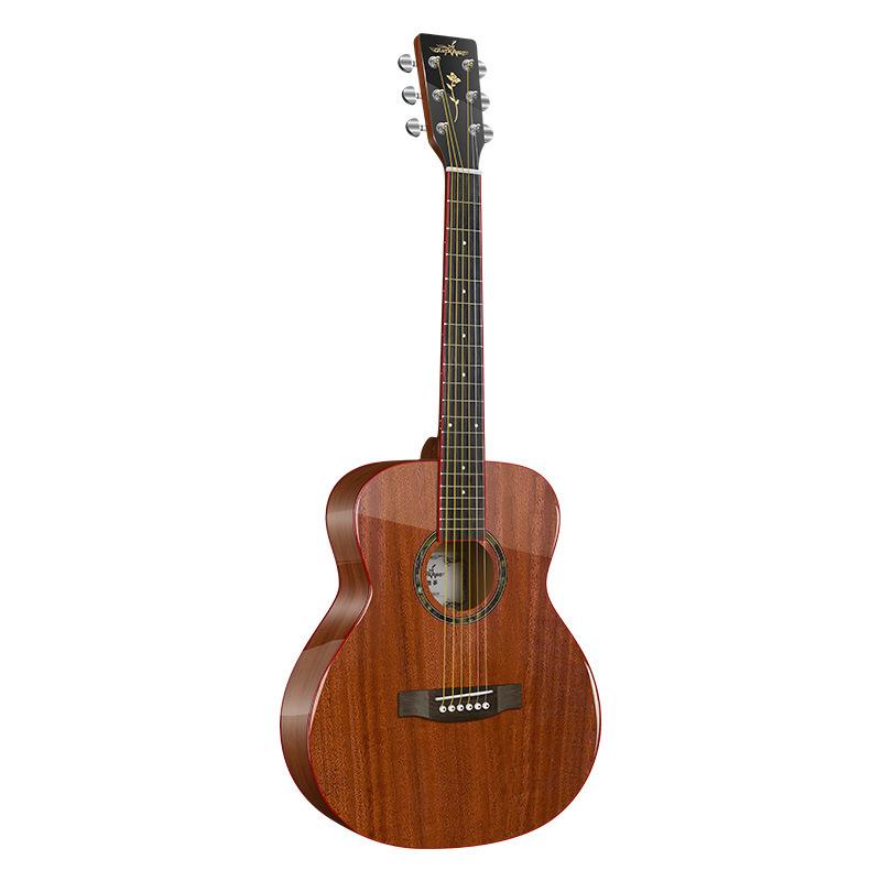 面单板36寸民谣吉他云杉桃花芯guitar乐器哑光木吉他