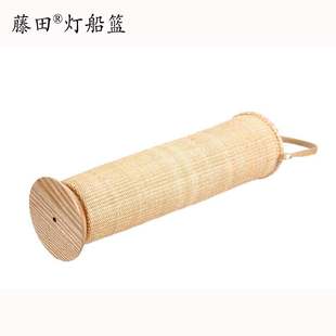饰品收纳篮干花篮落地干花花瓶 藤田藤编摆件篮家居饰品欧美装