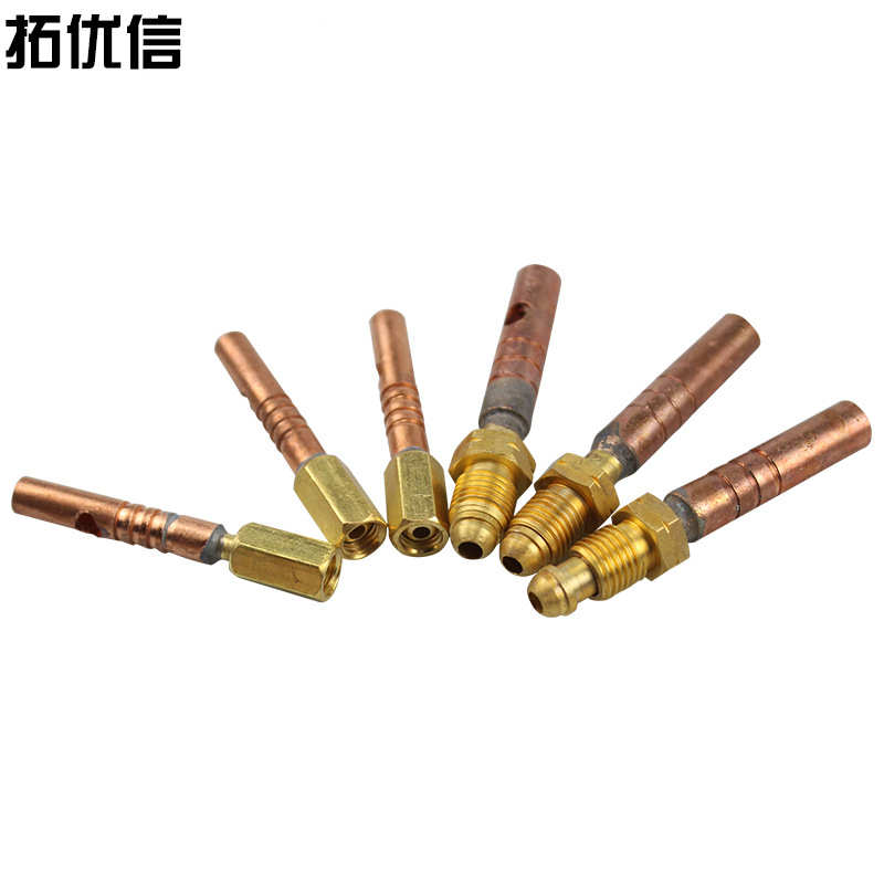 TIG水冷焊枪公头连接器适用于WP20 WP18 TIG焊枪氩弧焊枪耐热
