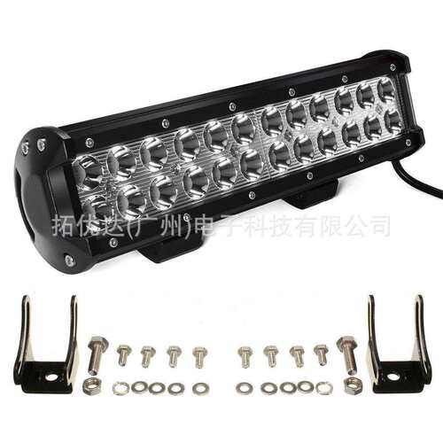 外贸新款LED light bar 72W工作灯汽车射灯 改装车顶灯大灯聚光款