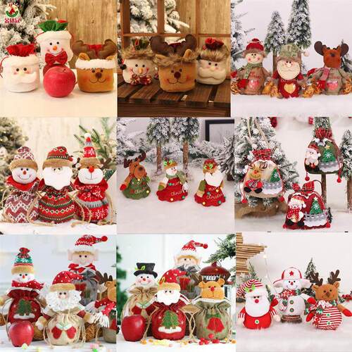Christmas decorations Christmas candy bag doll gift bag