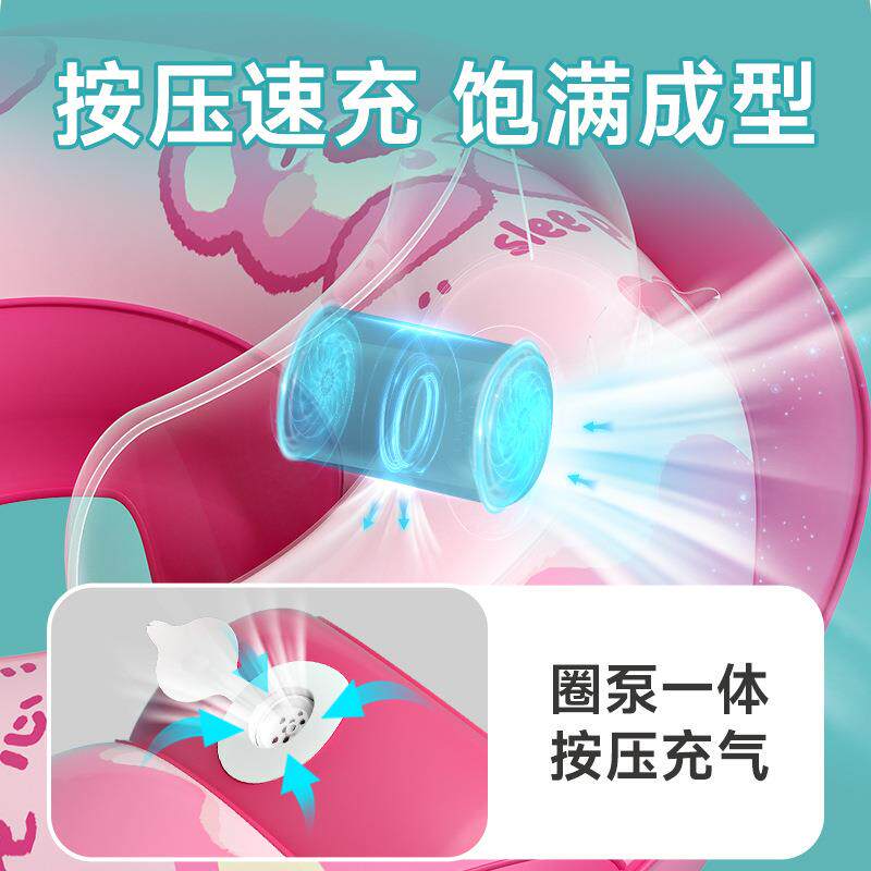 新款直销圈奇儿童游泳圈腋下婴儿趴圈座圈宝宝救生圈水上乐园充气