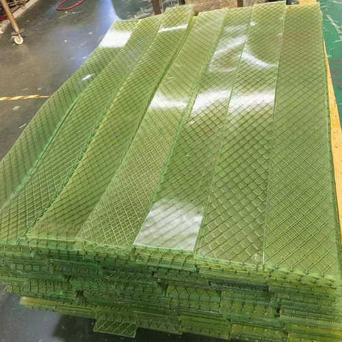 粮仓耐磨衬板 聚氨酯包钢丝网粮仓板 优力胶板减震抗压 聚氨酯衬