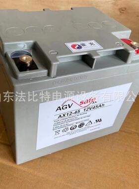 霍克铅酸蓄电池AX12-45免维护12V45AH扫地清扫车AX12-45