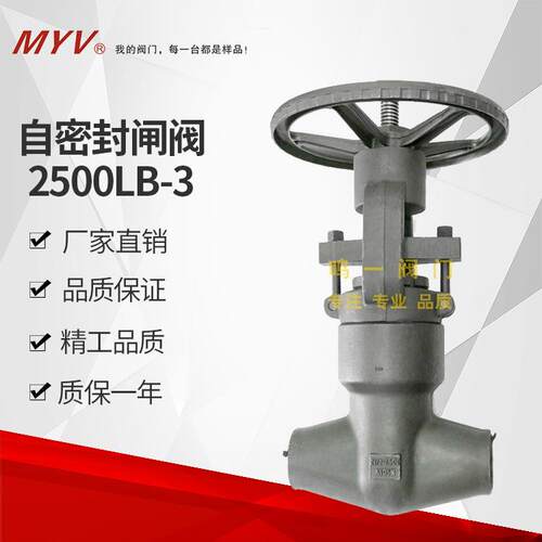 压力自密封闸阀高压力自密封锻钢闸阀自密封焊接闸阀2500LB厂家