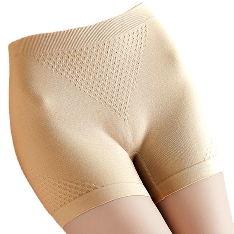 打底裤收腹安全蜂巢平角女安全裤