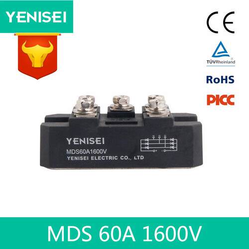 叶尼塞电动汽车增程器 三相整流桥MDS60A 1600V 整流模组硅整流
