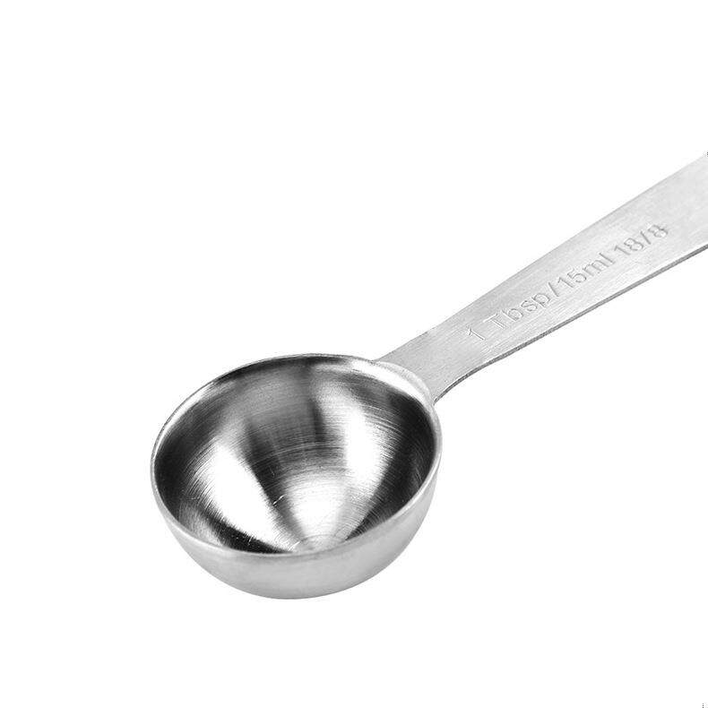 不锈钢6件套量勺套装咖啡茶勺带刻度量匙量杯套装调味匙烘焙工具