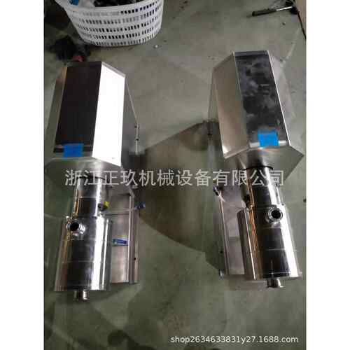 不锈钢高速剪切三级管线式料液管道均质混合乳化泵高速剪切乳化机