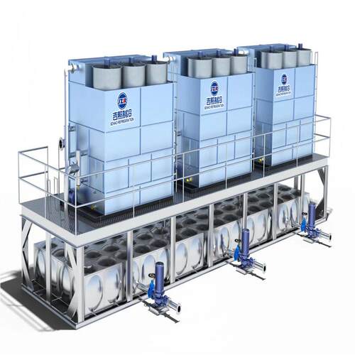 JZ-BN-500T闭式冷却塔中频炉循环水降温低噪音低能耗节能环保