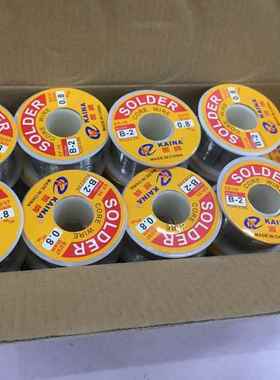 KAINA凯纳 高纯度 松香芯焊锡丝 00.8/1.0 焊锡线 B-2 100G 精品