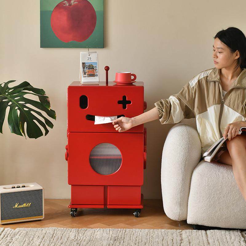 现代床头柜创意艺术几角机器人收纳边柜沙发客厅展示柜储物装饰柜,住宅家具,床头柜,淘宝优惠券,粉丝福利购,淘宝优惠卷