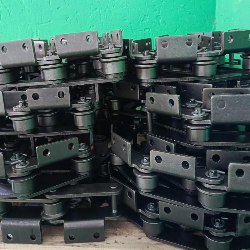 碳业钢大节节距链条 废纸打包机弯板ASG滚子条长距1链52.4工输送