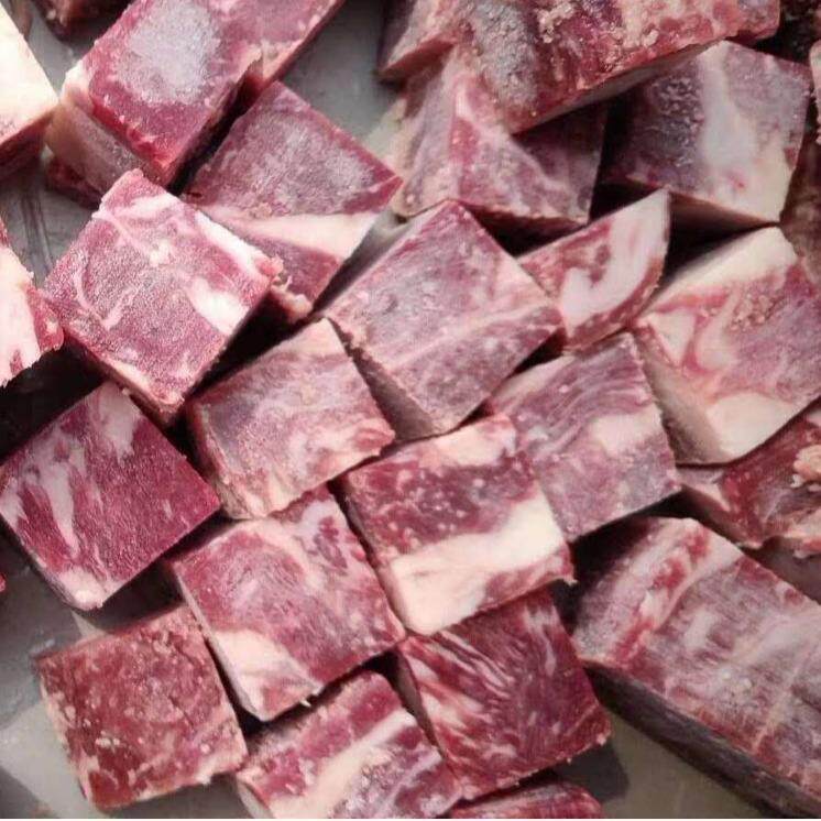 W切块机全自动鲜肉分条切块机 三文鱼切片机大型 牛肉切丁切块机