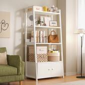 柜子G15BC 12收纳柜客多厅置物架架落靠地墙层收纳架展示书架梯形