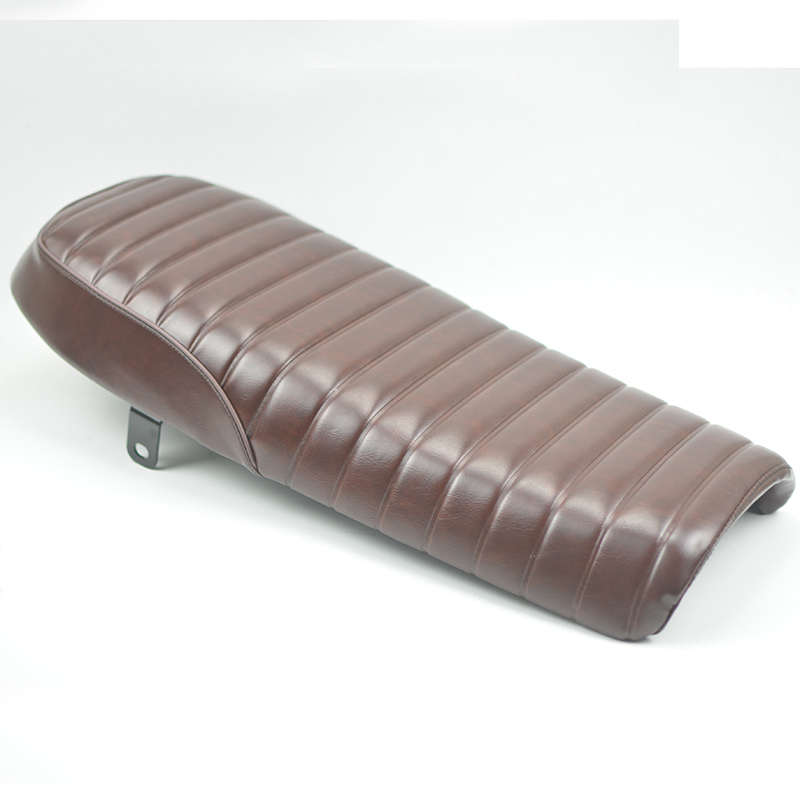 银钢铁甲拿铁YG200-8ACD原厂改装加长坐垫总成复古咖啡深棕色座包