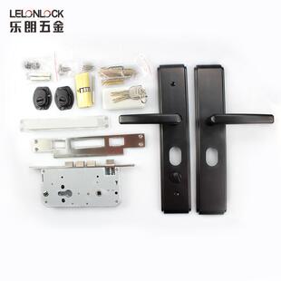 工厂防门面板拉手锁撬不钢锈压把执手锁入户RXL 0门防面板盗锁