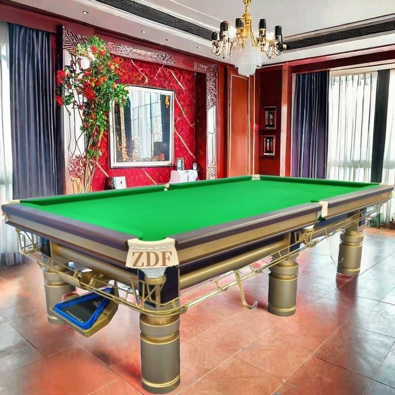 台球桌美式黑8花式9球台直供肇庆端州鼎湖广州ZDF英式斯诺克
