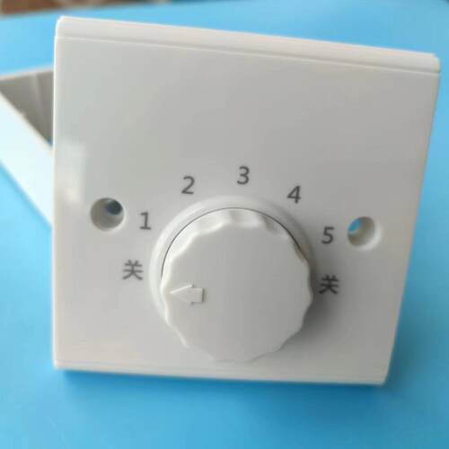 热销吊扇五档调速器梁田86型通用风扇调速开关3.4+1.3UF大电容调