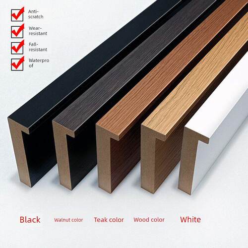 木质相框PVC线条MDF包覆线条A款中空画框条装饰画条木线条摆台框