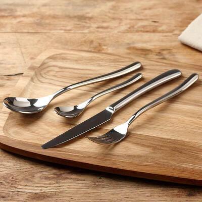 moonlig Stainless steel western cutlery knife fork spoon set