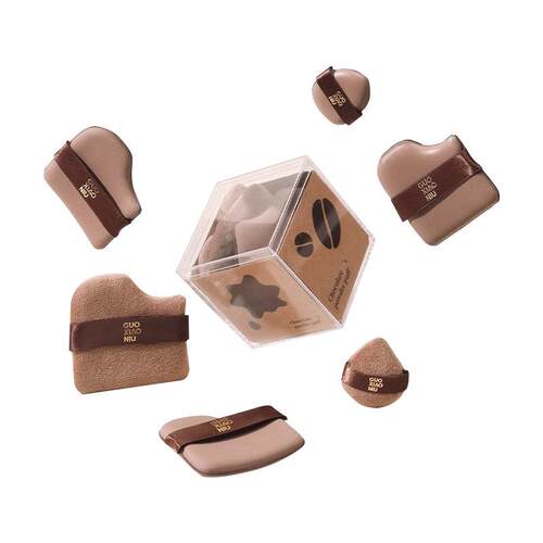 郭小妞巧克力粉扑男士唇部磨砂膏