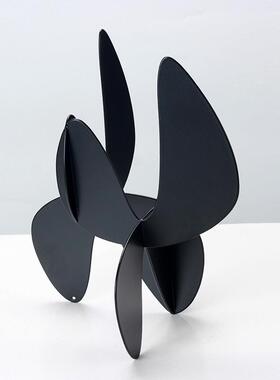 艺术错落插片摆件创意现何简约家居玄代关FRN样板房软装几抽象软