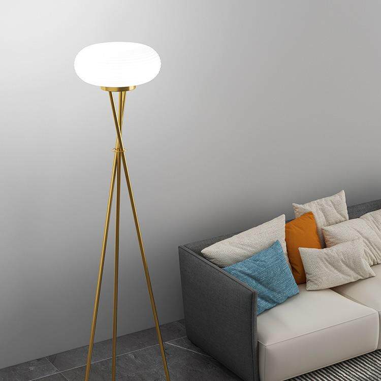 落地灯客厅沙发北欧创意奶油风轻奢极简高级感卧室床头氛围感台灯