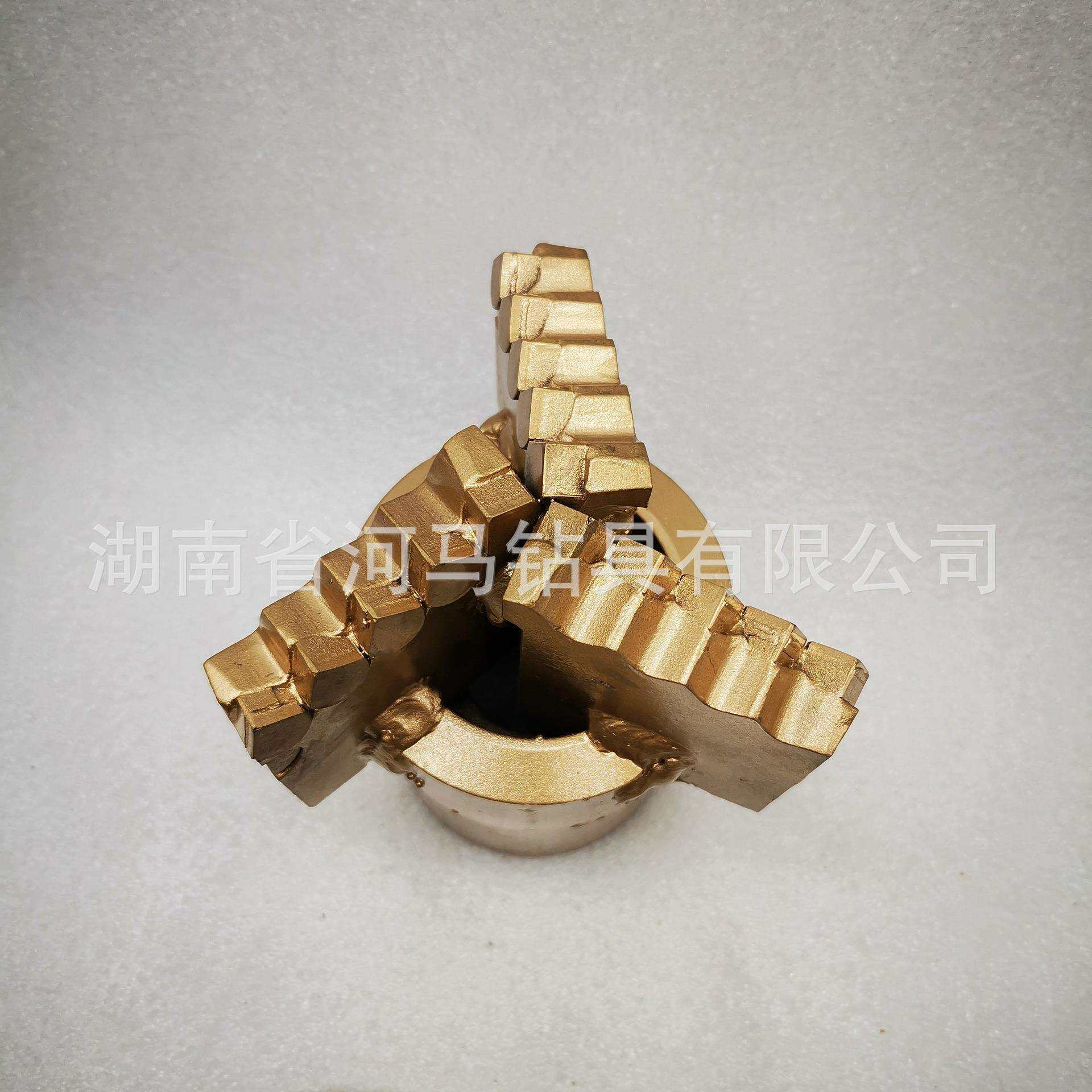 厂家133三叶三翼扇形尖齿pdc金刚石复合片地质水井矿山钻头