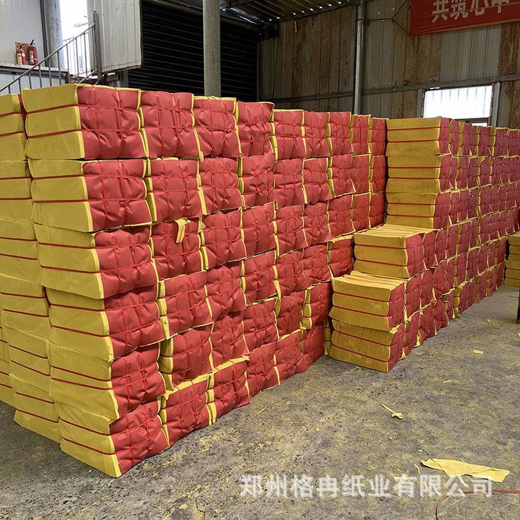 大捆皱纹压纹黄纸加抛麻纹纸殡葬用品黄纸折叠竹浆烧纸格冉