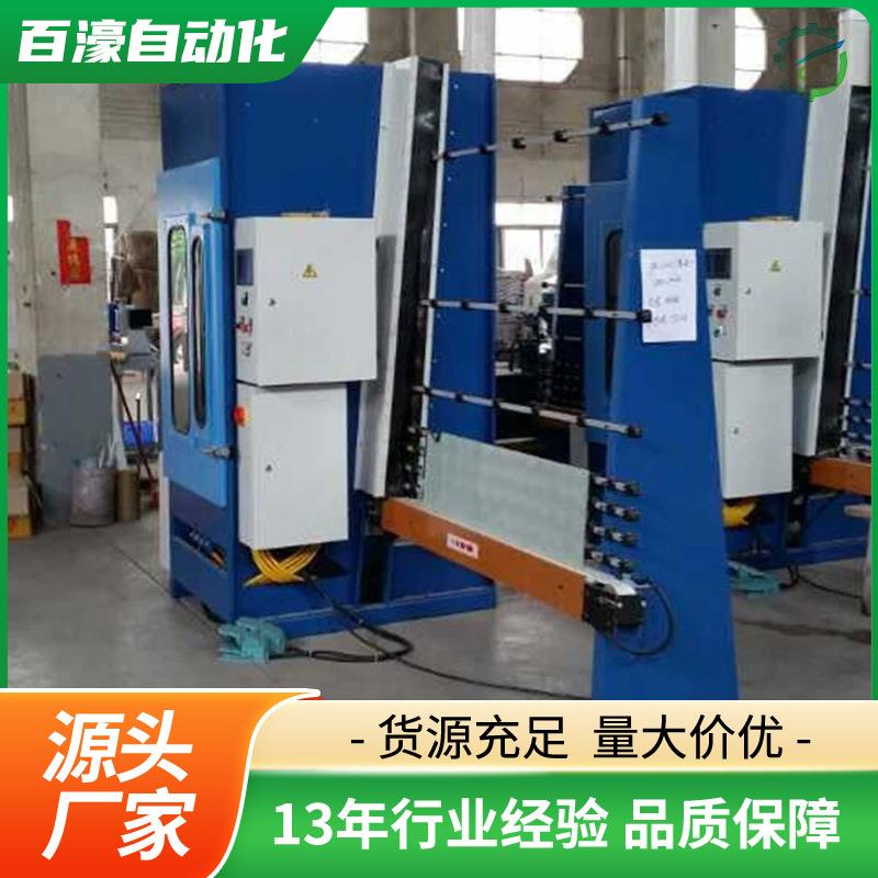 全自动玻璃喷砂机石材木材输送式喷砂机厂家工业玻璃打沙除锈设备