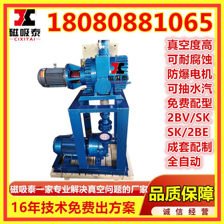 JZJ2B300-2.1真空机组ZJP300+150罗茨增压泵2BV5131水环真空泵