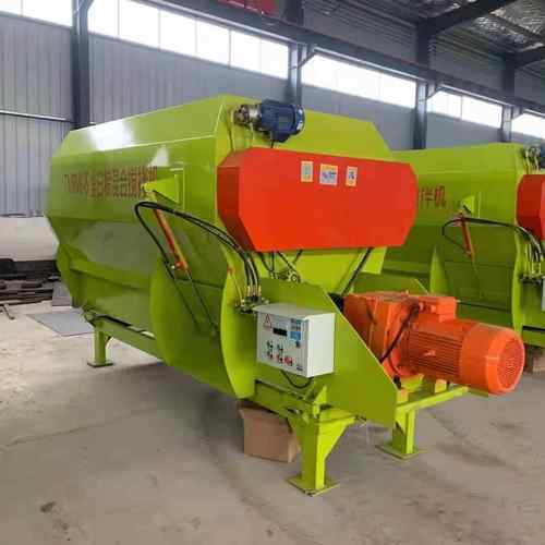 单绞龙双绞龙全日粮TMR饲料搅拌机干湿饲料粉碎搅拌一体机