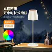 书桌台灯台台灯夜睡充电现代高脚立式 落地灯奢喂奶床头轻伴小灯摆