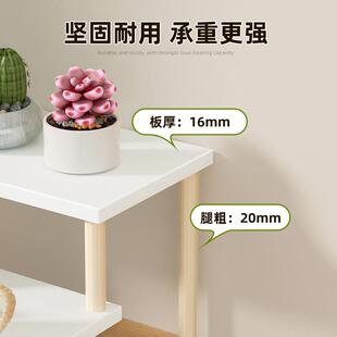 办公桌绿置小物植架飘窗花架质桌面阶梯式多肉盆栽OOG摆放木架子