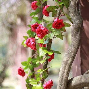 2m Artificial Flowers Rose Ivy Vine Wedding Decoration Real