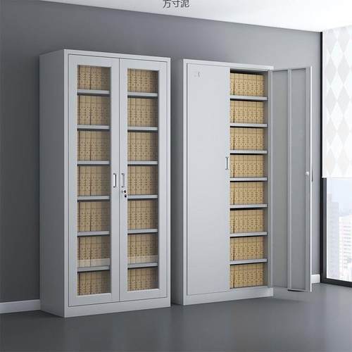 铁皮文钢件柜办资料档案柜制凭证柜家用更衣储公见详情柜物柜带锁