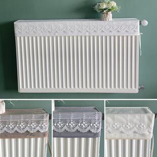 新款暖气片罩防熏遮挡罩老式万能美化装饰家用防尘罩套墙暖盖布