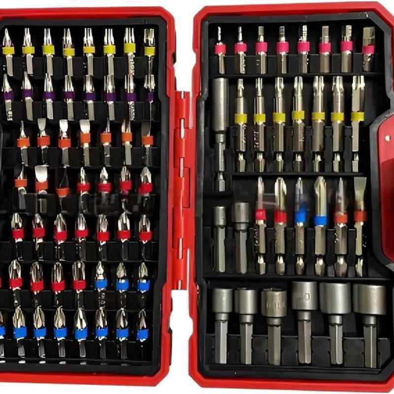 83件套彩虹批头套筒魔盒电动螺丝刀批头套装手电钻起子头S2材质