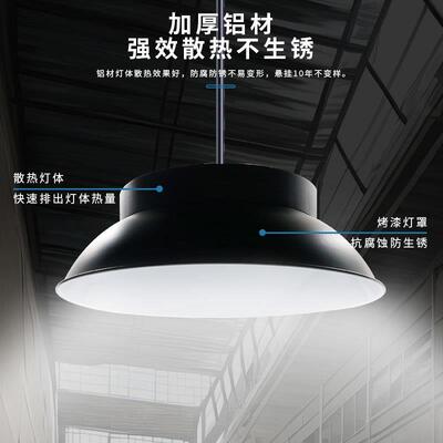 led工矿灯100w工程车间厂LMX-OP-0房库明停车场2育00w仓体馆天棚