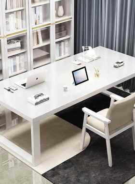 公实木大长书桌工作DB02#台桌加厚家用餐房书写字桌子办室阅读桌