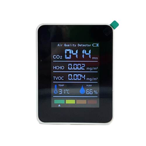新款二氧化碳测仪传感器式便携CO2气浓度空质量氧气监测检家用含