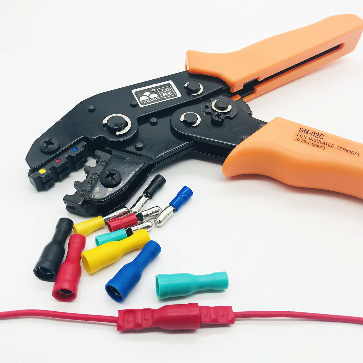 子弹头公母绝缘对接接线端子 电线快速连接器 FRD(MPD)1.25-156