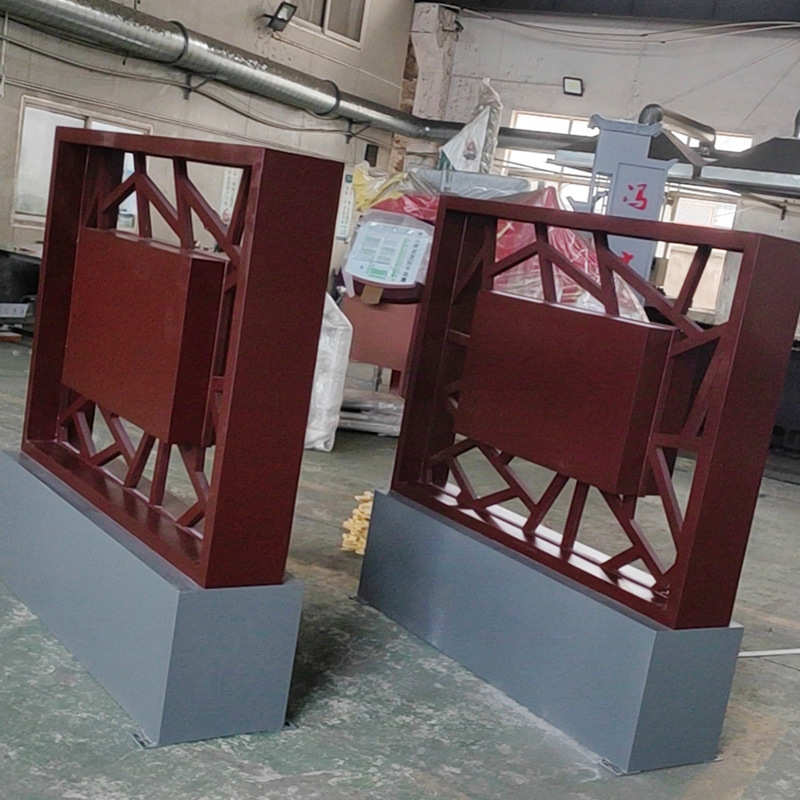 不锈钢宣传栏校园橱窗户外广告牌文化长廊公告展示架告示栏公告栏