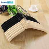 包邮 20个装 架 店海绵衣架裤 防滑无痕塑料米色衣挂加粗泡沫徐小 服装