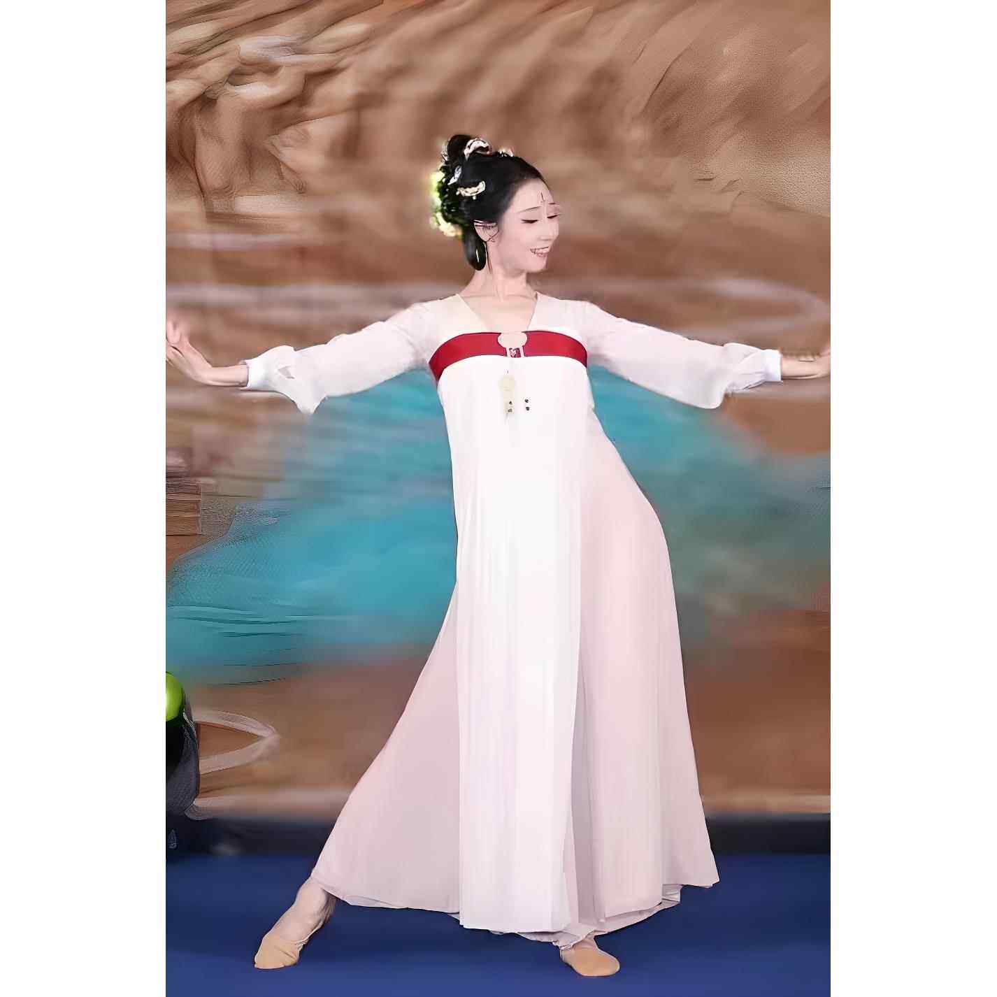 正品丽娅同款丽人舞蹈服扇行双面佟洵古典舞蹈服汉服芒种燕演出服
