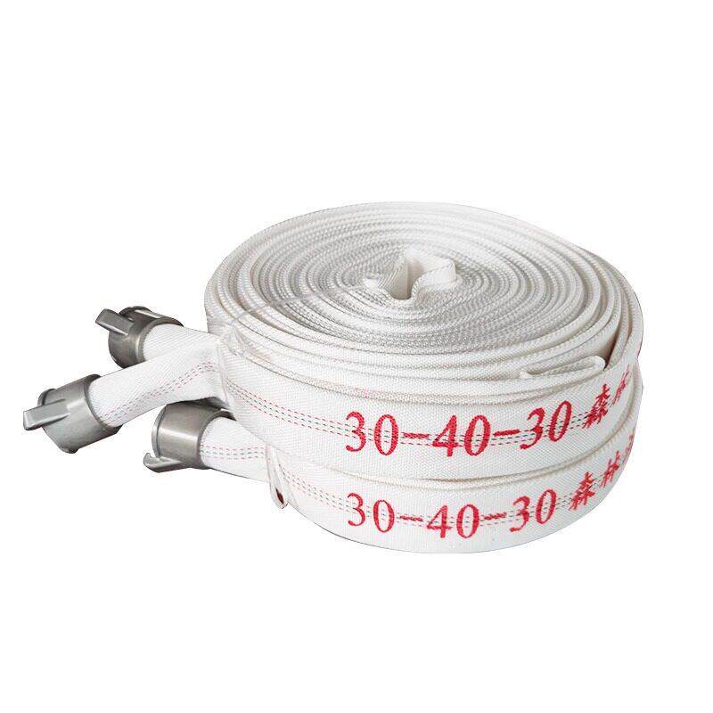 森林消防水带50-40-30米聚氨酯20/30/40型1.5寸双层水管高压加厚