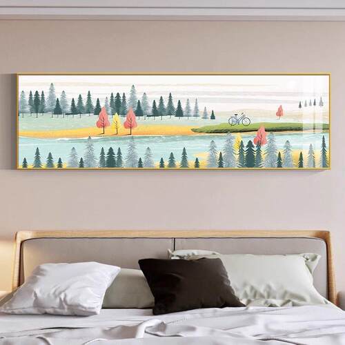 现代简约卧室装饰壁画 画头画 画客厅沙发背景墙画 T59画床北欧风