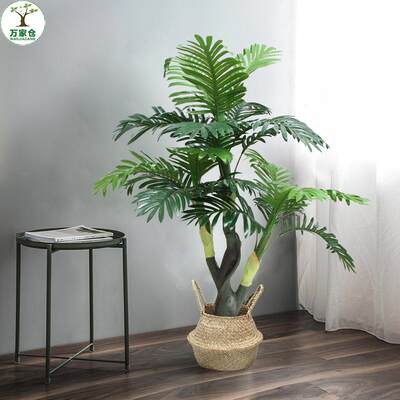 仿真植物盆栽假树红掌鸿运当头落地花客厅装饰室内装饰花大型绿植